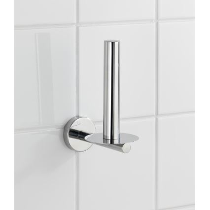 WENKO 20218100 - Tualettpaberihoidja BOSIO SHINE 8x12,5 cm roostevaba teras/hõbedane