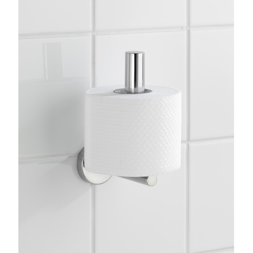 WENKO 20218100 - Tualettpaberihoidja BOSIO SHINE 8x12,5 cm roostevaba teras/hõbedane
