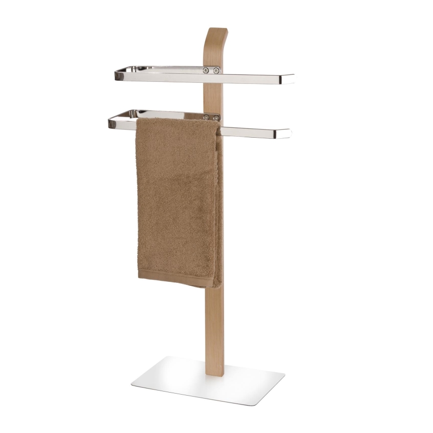 WENKO 20396100 - Rätikuhoidja SAMONA 40,5x79,5 cm läikiv kroom/pruun