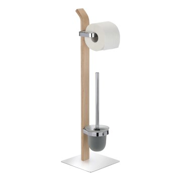 WENKO 20397100 - SAMONA WC-hari 20 x 71,5 cm, kroom/pruun/satiinviimistlus