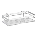 WENKO 20409100-PREMIUM roostevabast terasest riiul 24x13,5 cm roostevaba/hõbedane