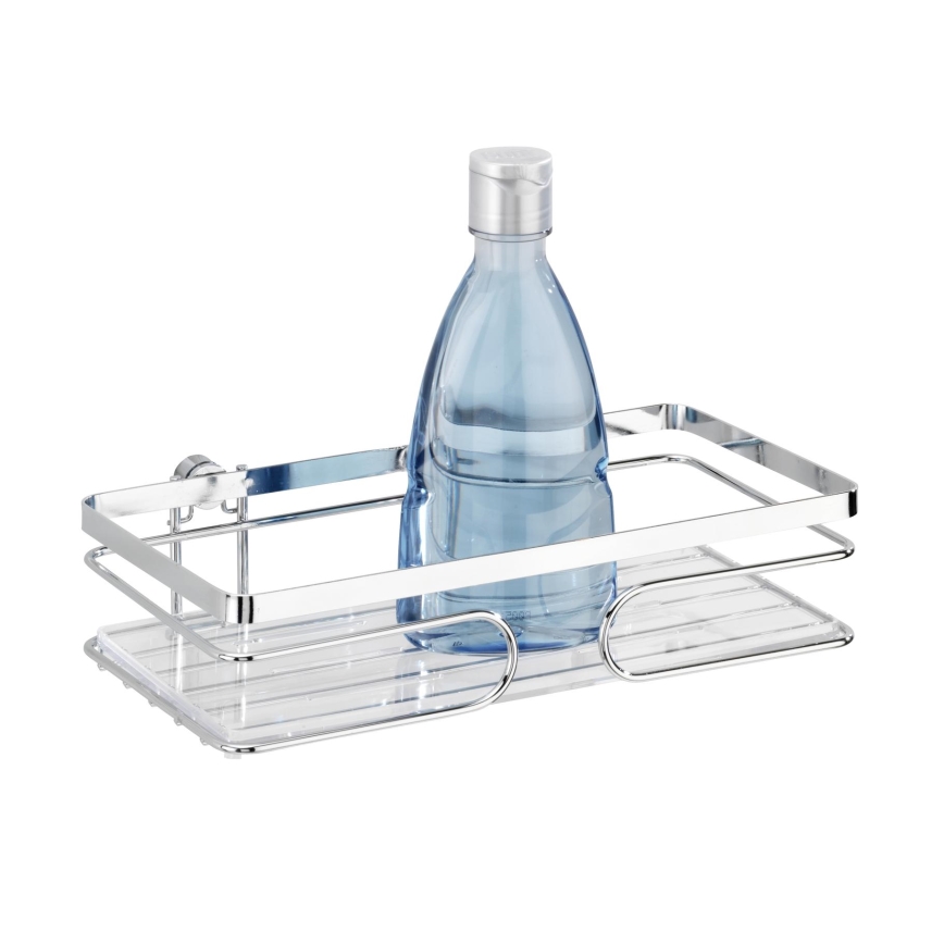 WENKO 20409100-PREMIUM roostevabast terasest riiul 24x13,5 cm roostevaba/hõbedane