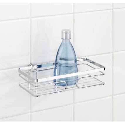WENKO 20409100-PREMIUM roostevabast terasest riiul 24x13,5 cm roostevaba/hõbedane