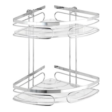 WENKO 20412100-Nurgariiul PREMIUM ROOSTEVABA TERAS 26,5x27,5 cm roostevaba/hõbedane