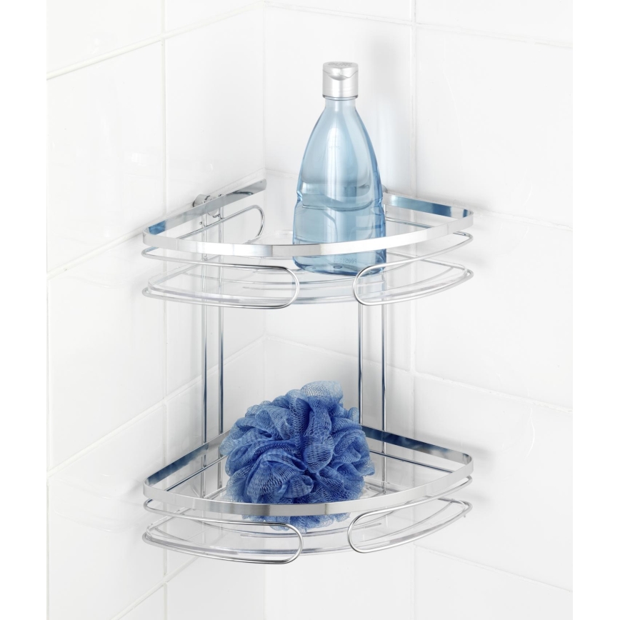 WENKO 20412100-Nurgariiul PREMIUM ROOSTEVABA TERAS 26,5x27,5 cm roostevaba/hõbedane