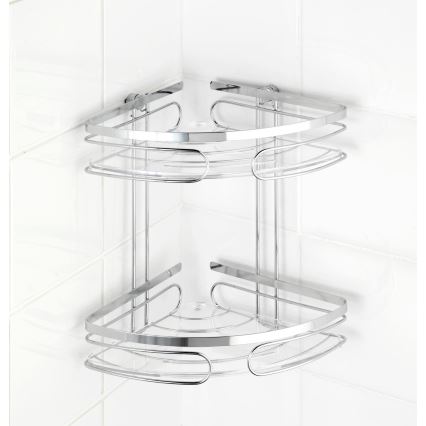 WENKO 20412100-Nurgariiul PREMIUM ROOSTEVABA TERAS 26,5x27,5 cm roostevaba/hõbedane