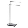 WENKO 20461100 - Rätikuteline NOBLE 45,5x82 cm kroom/must
