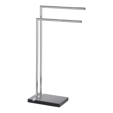WENKO 20461100 - Rätikuteline NOBLE 45,5x82 cm kroom/must