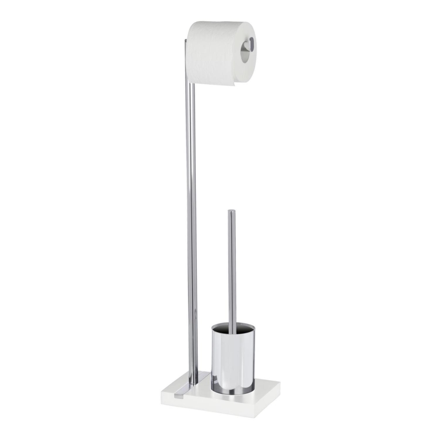 WENKO 20486100 - NOBLE WC-hari 20x74 cm kroom/valge