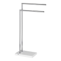 WENKO 20487100 - Rätikuhoidja NOBLE 45,5x82 cm läikiv kroom/valge