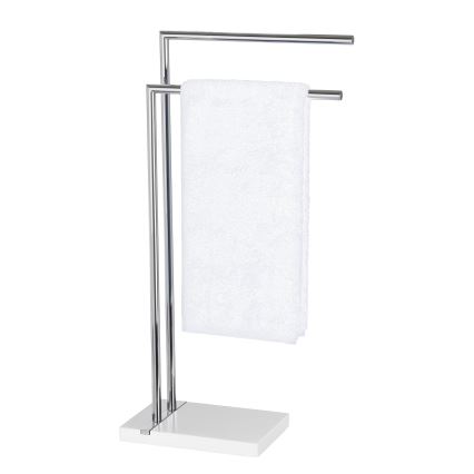 WENKO 20487100 - Rätikuhoidja NOBLE 45,5x82 cm läikiv kroom/valge