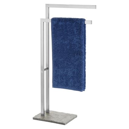 WENKO 20603100 - Rätikuhoidja GRANIT 43,5x86,5 cm roostevaba teras/satiin/hall