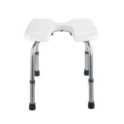WENKO 206051100-SECURA taburet 46x53,5 cm valge/hõbedane