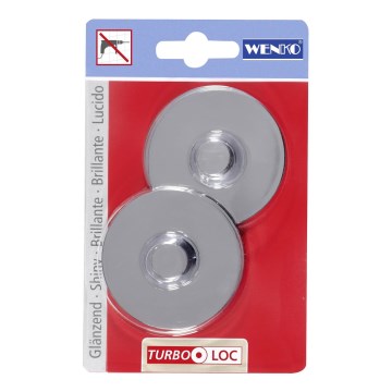 WENKO 20646100-Adapter CLA+PREM+STYLE AD TL 6x1,4 cm läikiv kroom