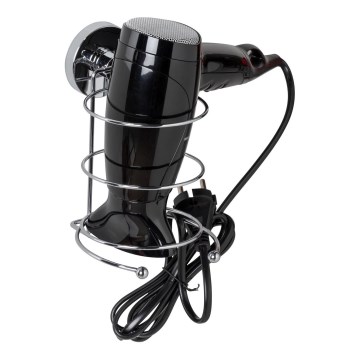 WENKO 20896100-Föönipidik VACUUM-LOC MILAZZO 12x17 cm läikiv kroom