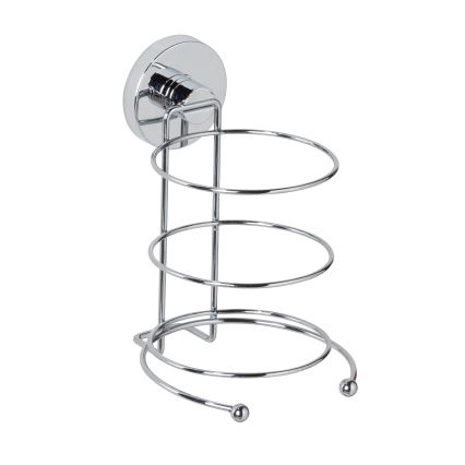 WENKO 20896100-Föönipidik VACUUM-LOC MILAZZO 12x17 cm läikiv kroom