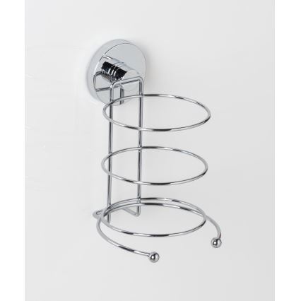 WENKO 20896100-Föönipidik VACUUM-LOC MILAZZO 12x17 cm läikiv kroom