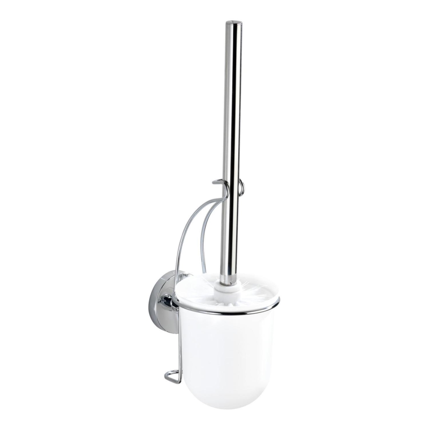 WENKO 20898100-WC hari VACUUM-LOC MILAZZO 10x34 cm roostevaba teras/läikiv kroom/valge