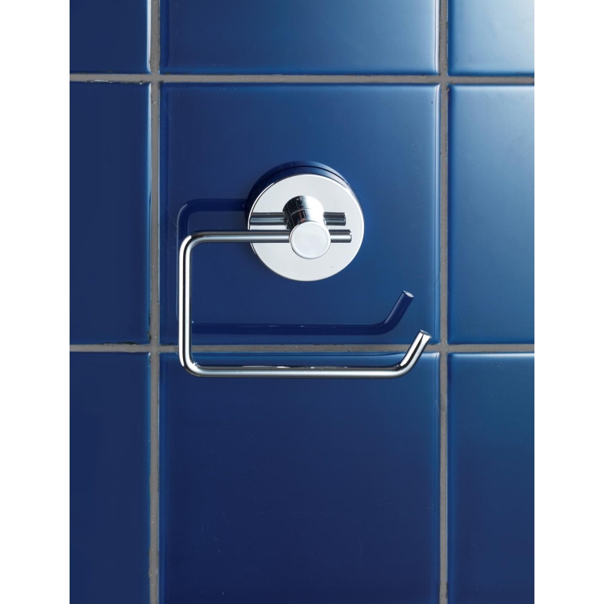 WENKO 20899100-tualettpaberihoidik VACUUM-LOC MILAZZO 13x10,5 cm läikiv kroom