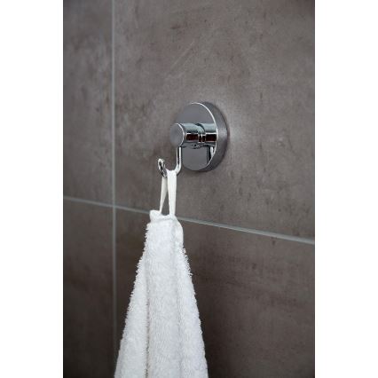 WENKO 20900100-VACUUM-LOC konks, ümmargune terasest, 6x6,7 cm, läikiv kroom