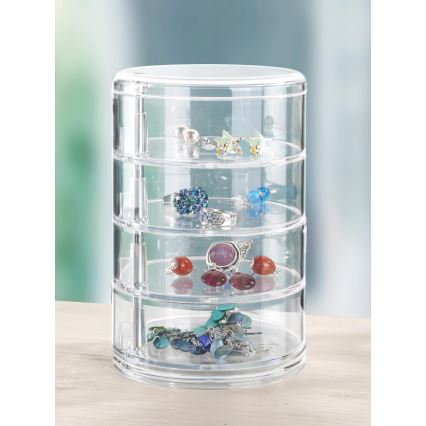 WENKO 20990100 - Korraldaja TOWER 11,5x17,5 cm läbipaistev
