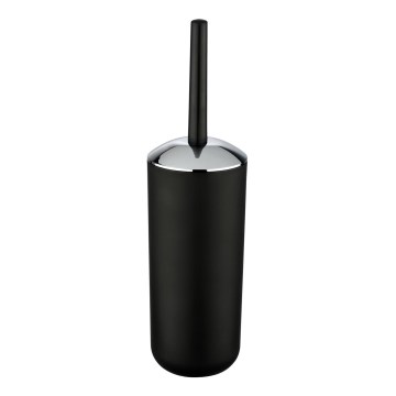WENKO 21210100 - WC-hari BRASIL 10x37 cm must/läikiv kroom