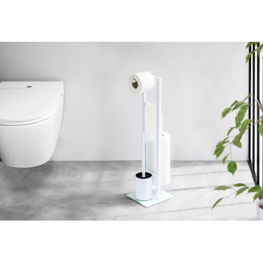 WENKO 21565100 - WC-hari RIVALTA 18x70 cm valge/must