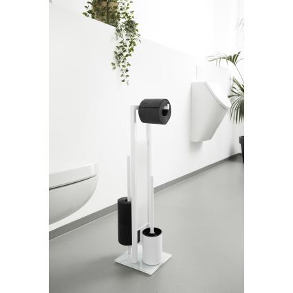 WENKO 21565100 - WC-hari RIVALTA 18x70 cm valge/must