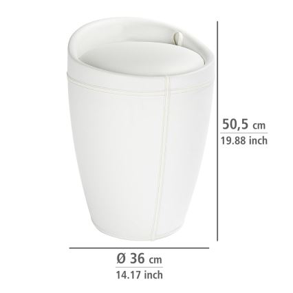 WENKO 21773100 - Tool CANDY 36x50,5 cm valge/must