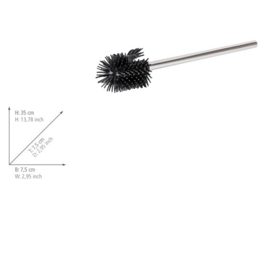 WENKO 21800100 - Asendushari 7,5 x 35 cm roostevaba teras/hõbedane/must