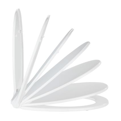 WENKO 21901100-WC WC-istme kaas KOS 44x37 cm valge/hõbedane