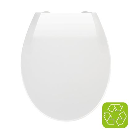 WENKO 21901100-WC WC-istme kaas KOS 44x37 cm valge/hõbedane
