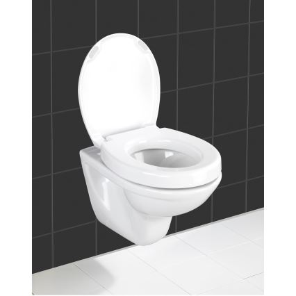 WENKO 21905100-WC-kaas SECURA 37x44 cm valge/hall