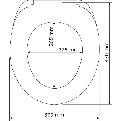 WENKO 22015100-WC istme kaas WENGE 35,5x42,5 cm pruun/hõbedane