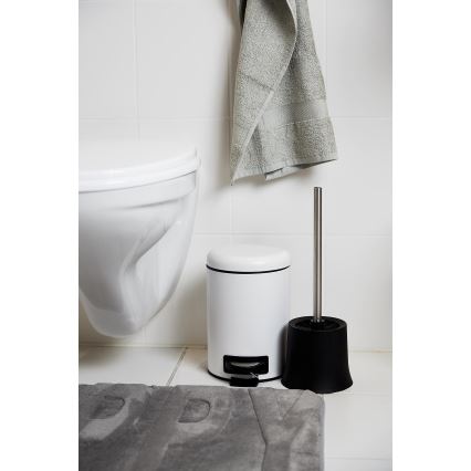 WENKO 22142800 - LEMAN korv 17x25 cm valge/must