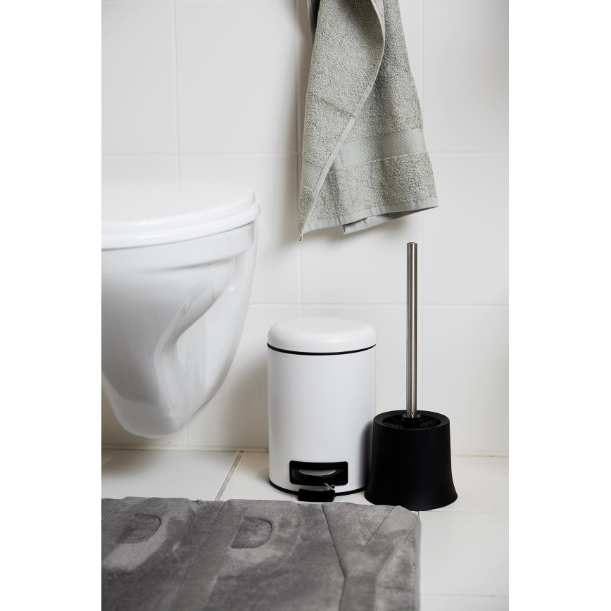 WENKO 22142800 - LEMAN korv 17x25 cm valge/must
