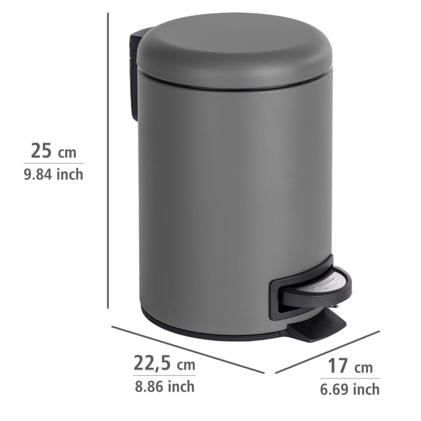 WENKO 22148100 - Korv LEMAN 17x25 cm hall/must