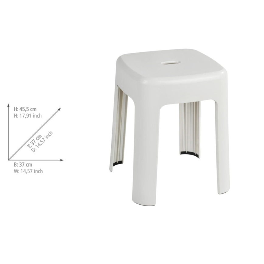 WENKO 22160100 - Istumispukk ALASKA 37x45,5 cm valge