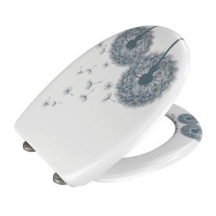 WENKO 22409100-WC WC-istme kaas ASTERA 45x38 cm mitmevärviline/hõbedane