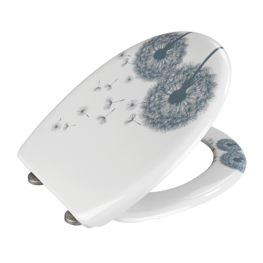 WENKO 22409100-WC WC-istme kaas ASTERA 45x38 cm mitmevärviline/hõbedane