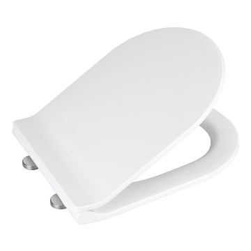 WENKO 22415100-WC-poti iste HABOS 46x36 cm valge/hõbedane