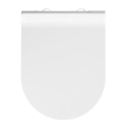 WENKO 22415100-WC-poti iste HABOS 46x36 cm valge/hõbedane
