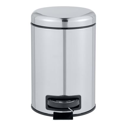 WENKO 22444100 - Korv LEMAN 17x25 cm roostevaba teras/hõbedane/must