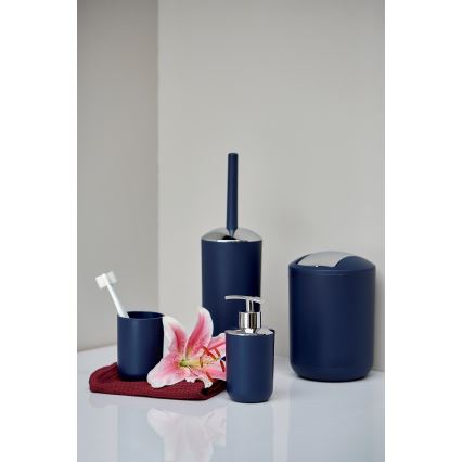 WENKO 22522100 - WC-hari BRASIL 10x37 cm sinine/läikiv kroom