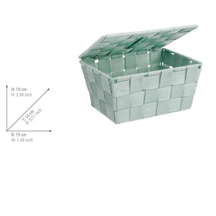 WENKO 22573100 - ADRIA korv 19x14 cm roheline