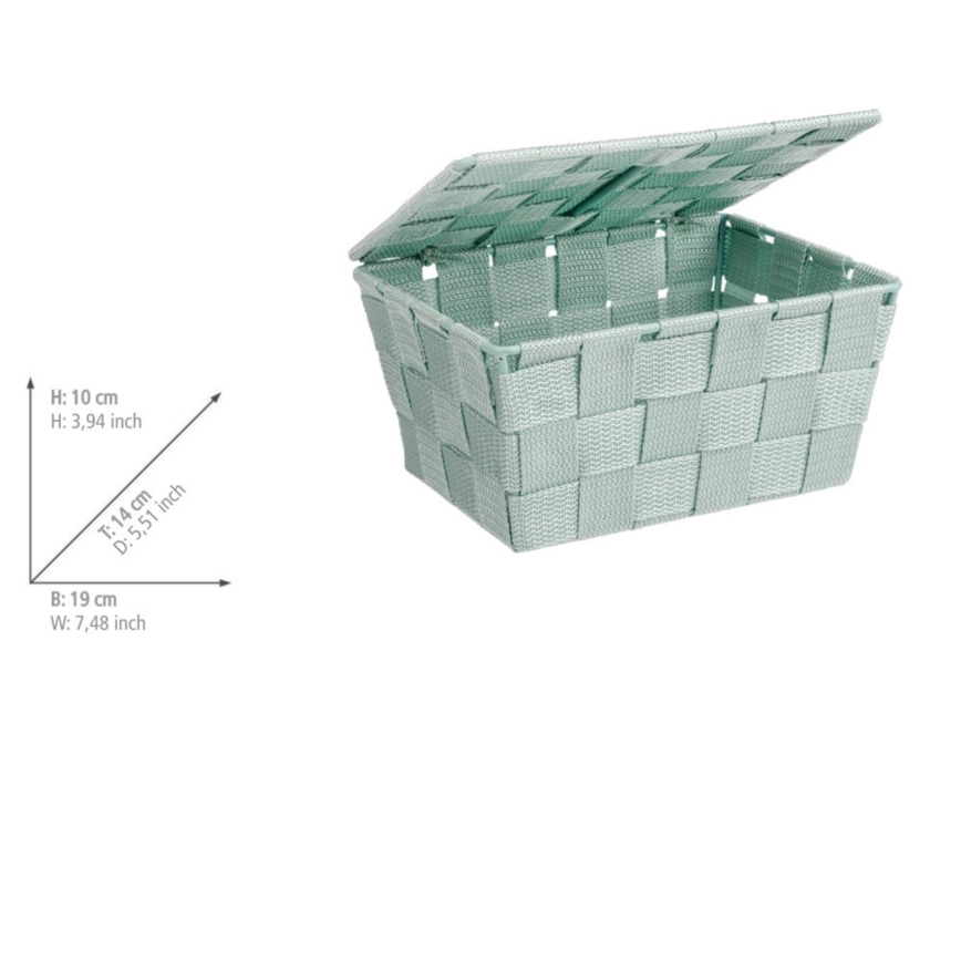 WENKO 22573100 - ADRIA korv 19x14 cm roheline
