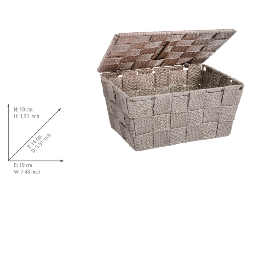 WENKO 22575100 - Korv ADRIA 19x14 cm beež