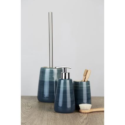 WENKO 22648100 - WC-komplekt POTTERY 12,5x39,5 cm türkiissinine