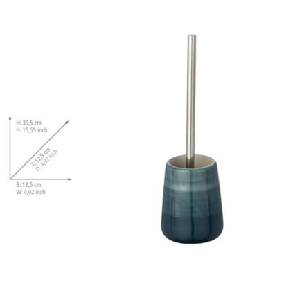 WENKO 22648100 - WC-komplekt POTTERY 12,5x39,5 cm türkiissinine