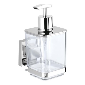 WENKO 22683100-Seebidosaator VACUUM-LOC QUADRO ED 7,5x16 cm hõbedane/läikiv kroom